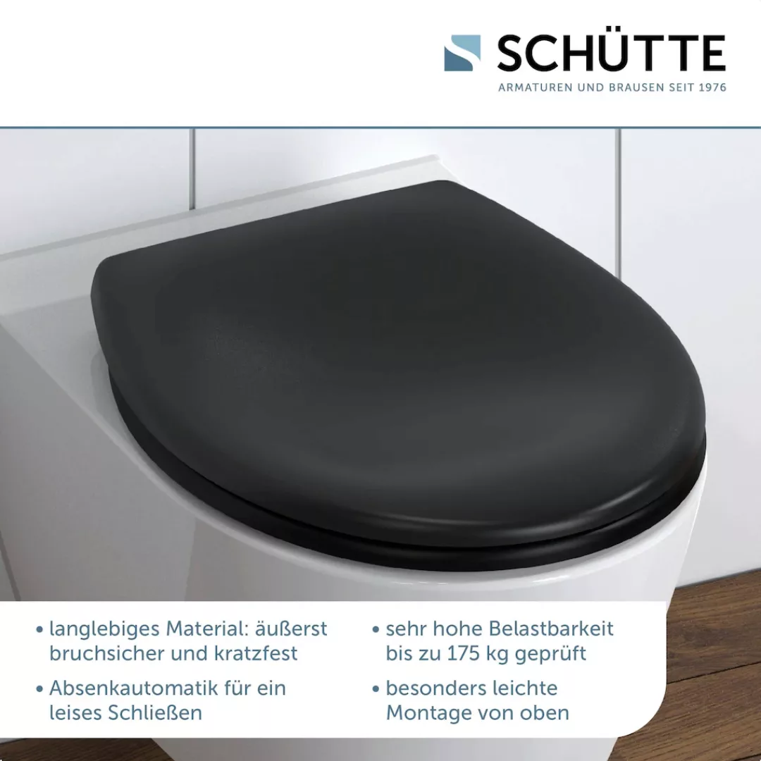 Schütte WC-Sitz, Absenkautomatik, Schnellverschluss günstig online kaufen