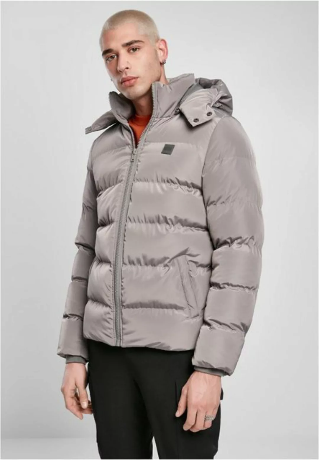URBAN CLASSICS Winterjacke TB1807 - Hooded Puffer Jacket asphalt L günstig online kaufen