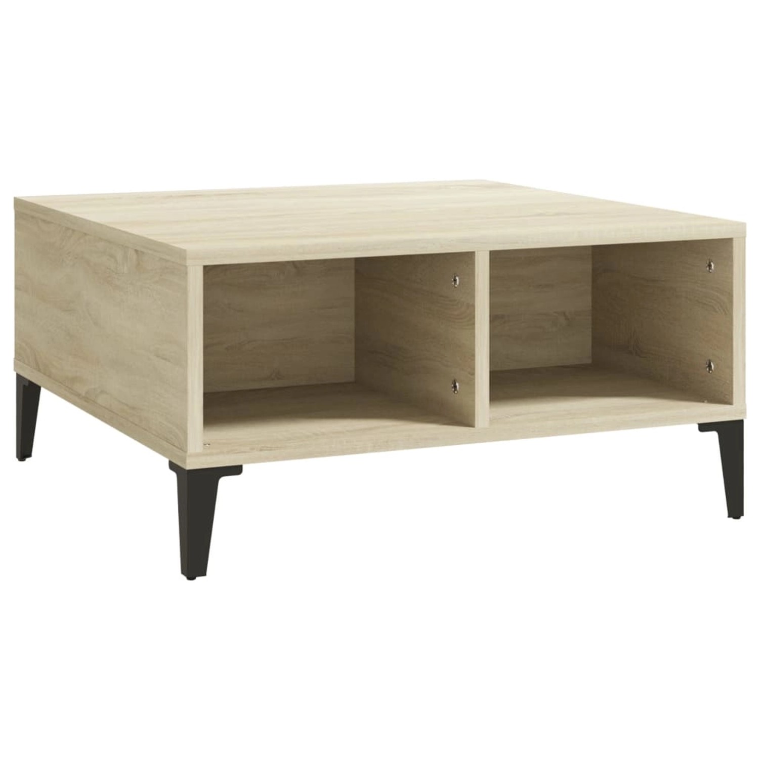 vidaXL Couchtisch Sonoma-Eiche 60x60x30 cm Holzwerkstoff günstig online kaufen