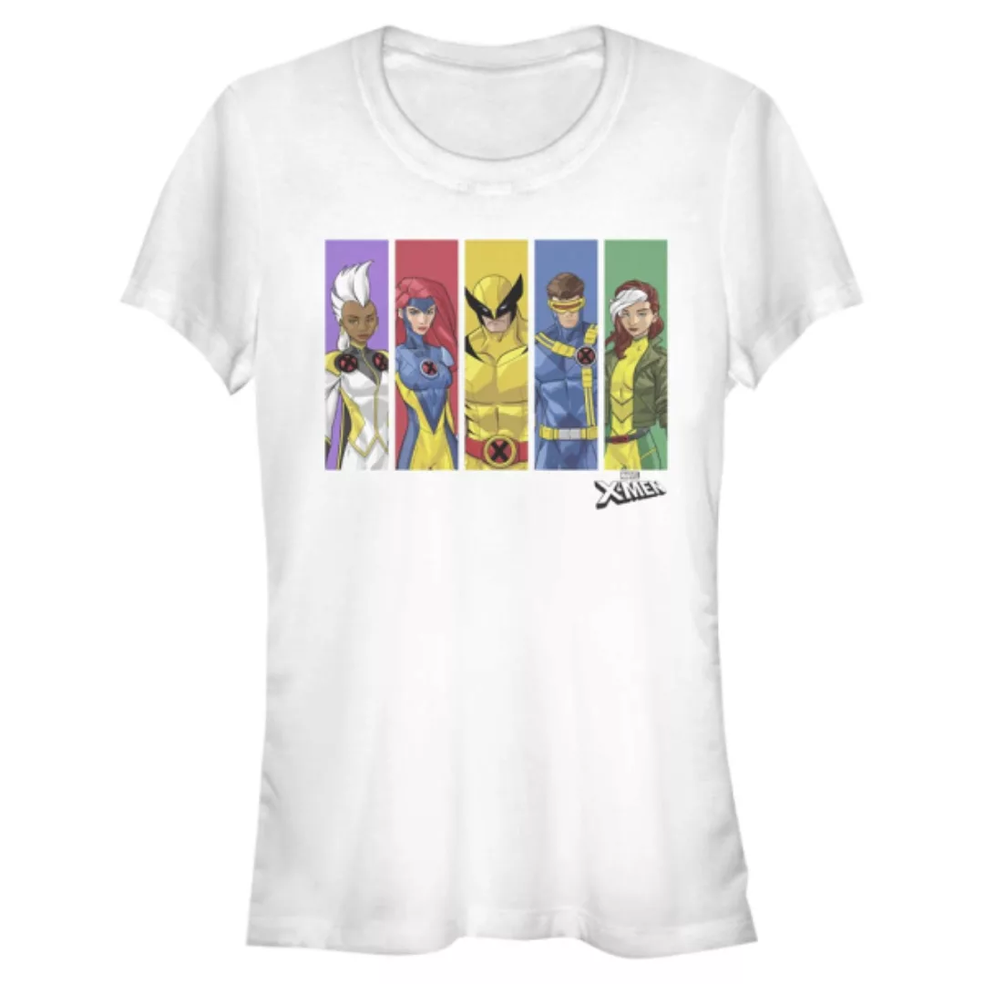 Marvel - Gruppe Rainbow - Frauen T-Shirt günstig online kaufen