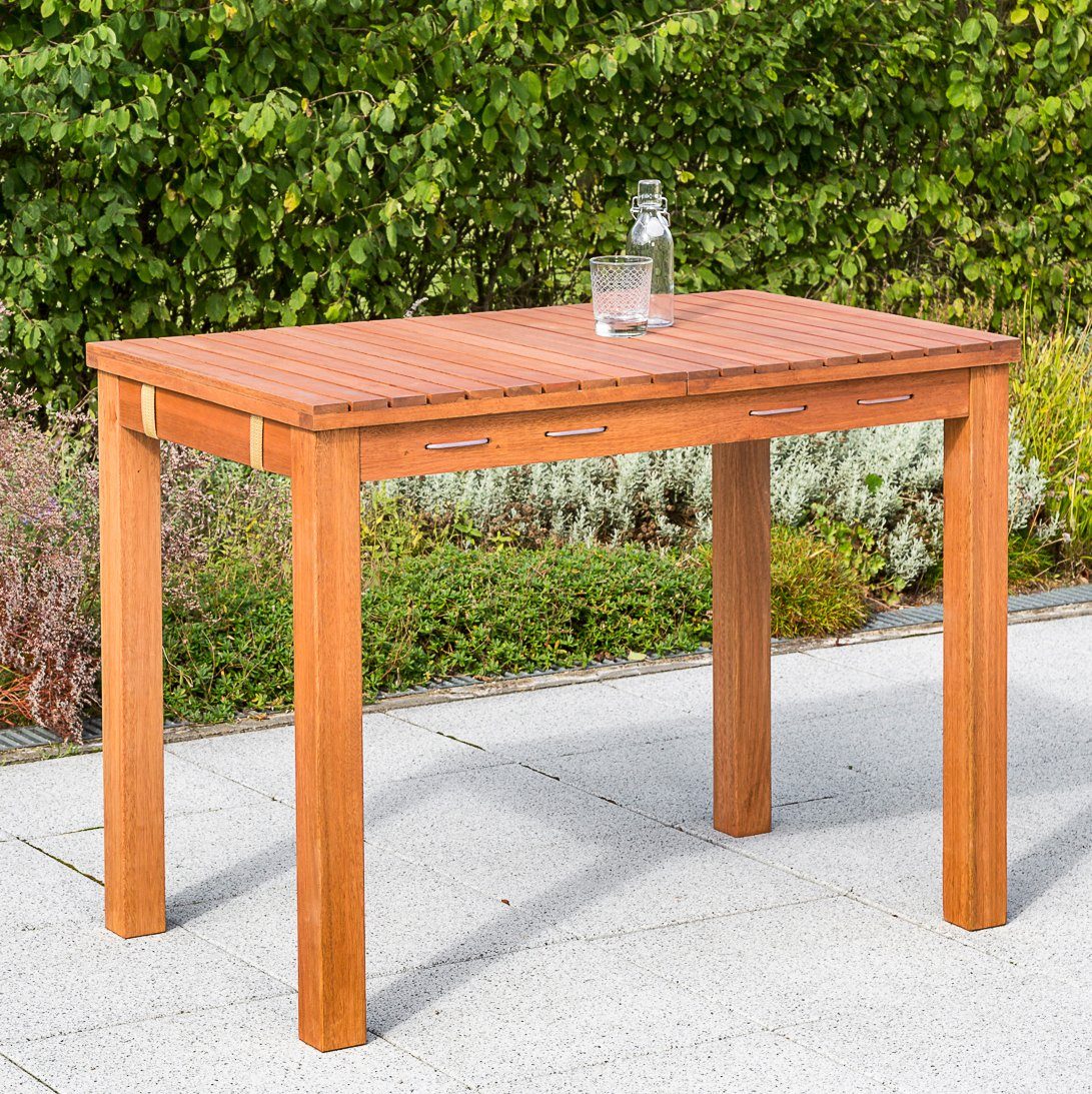 Merxx Gartentisch Rechteckig Braun 100 cm x 60 cm günstig online kaufen