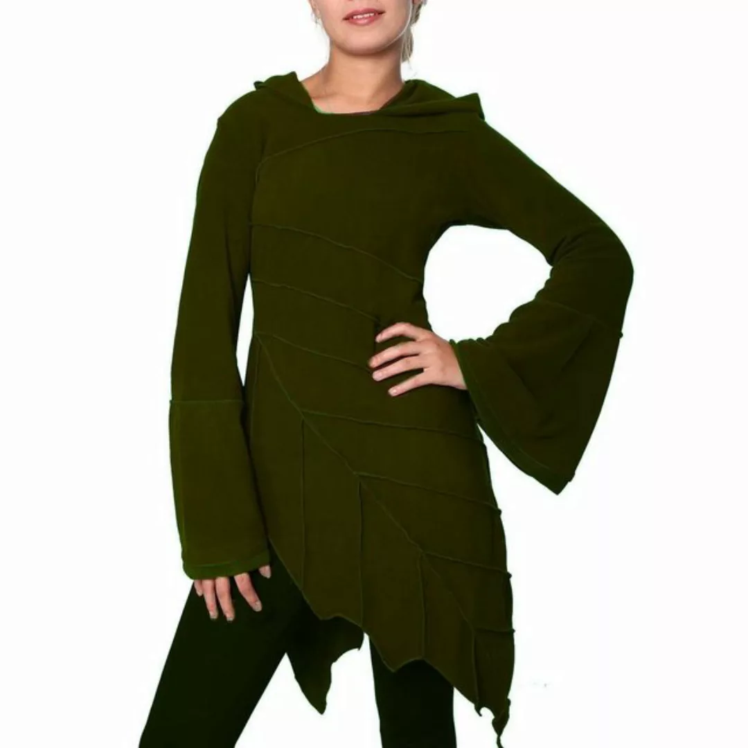 KUNST UND MAGIE Minikleid Kunst und Magie Fleecekleid in Blattform Fleece+Z günstig online kaufen