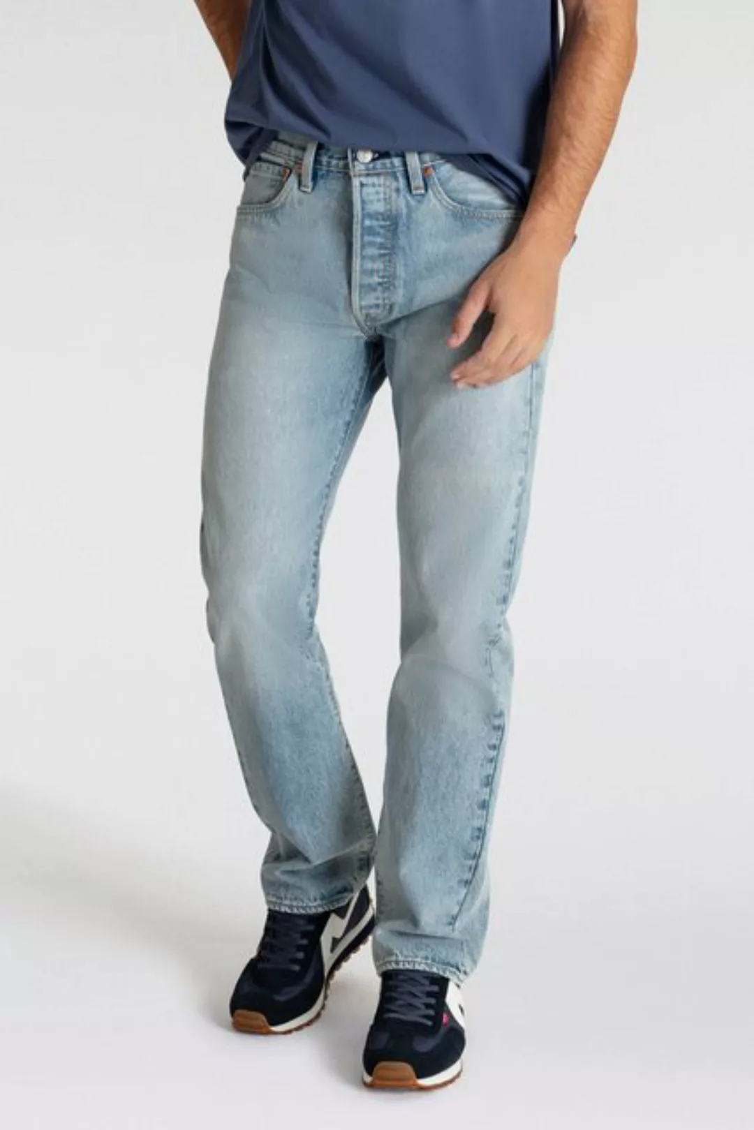 Levi's® Straight-Jeans 501 LEVI'S ORIGINAL mit Markenlabel günstig online kaufen