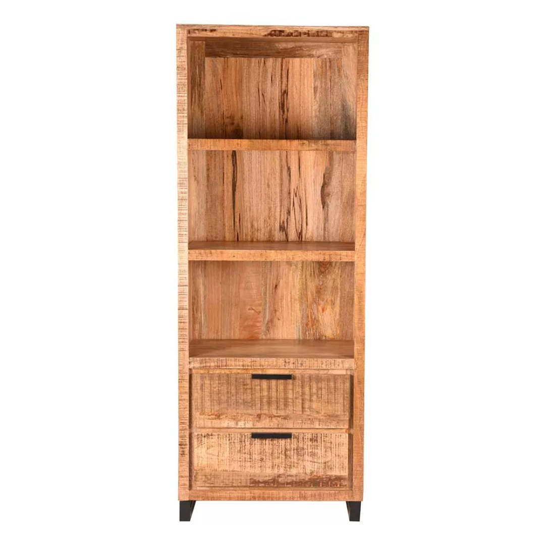 Bücherregal aus Mangobaum Massivholz 70 cm breit günstig online kaufen