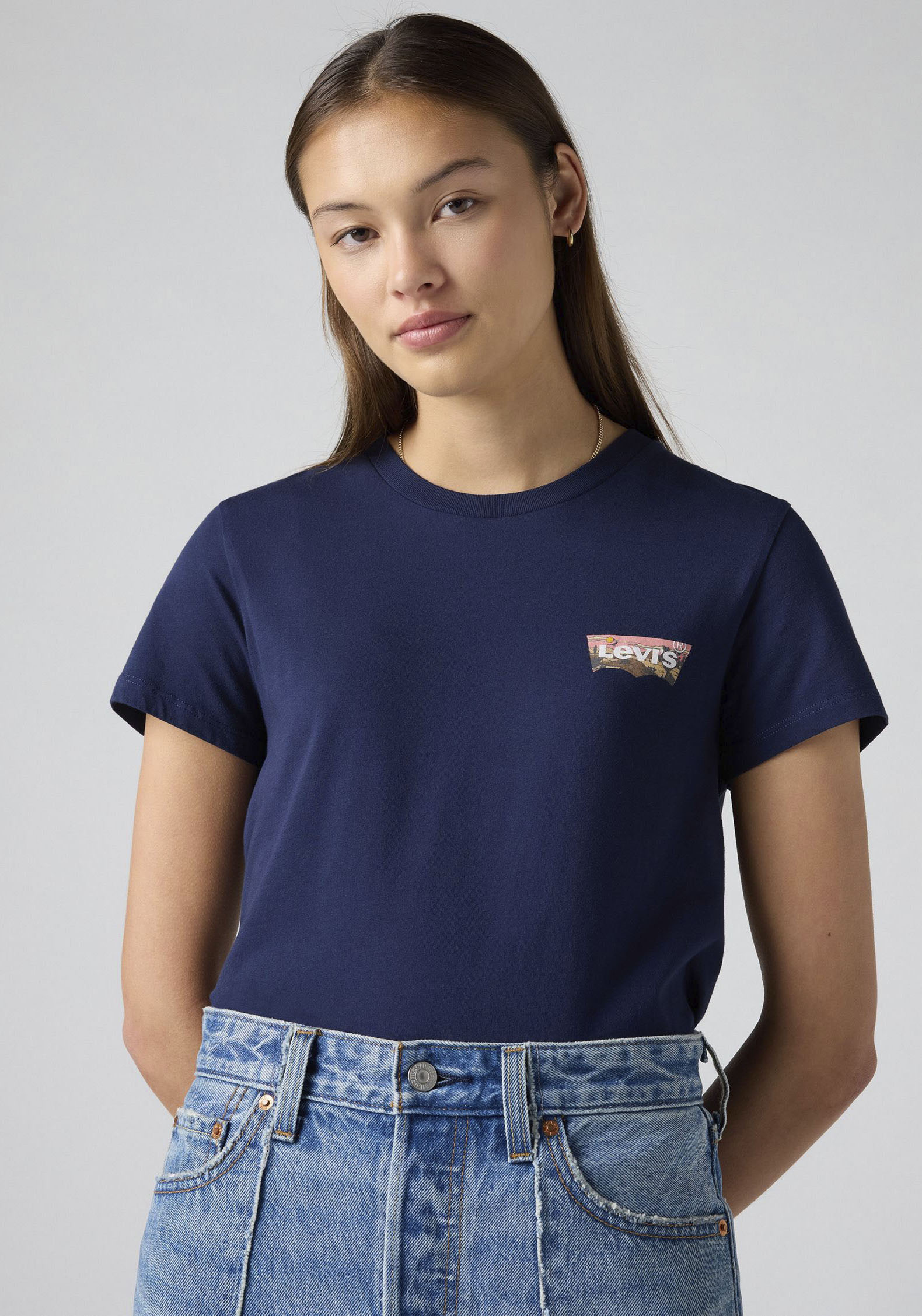 Levis T-Shirt "THE PERFECT TEE", mit Batwing-Logoprint günstig online kaufen