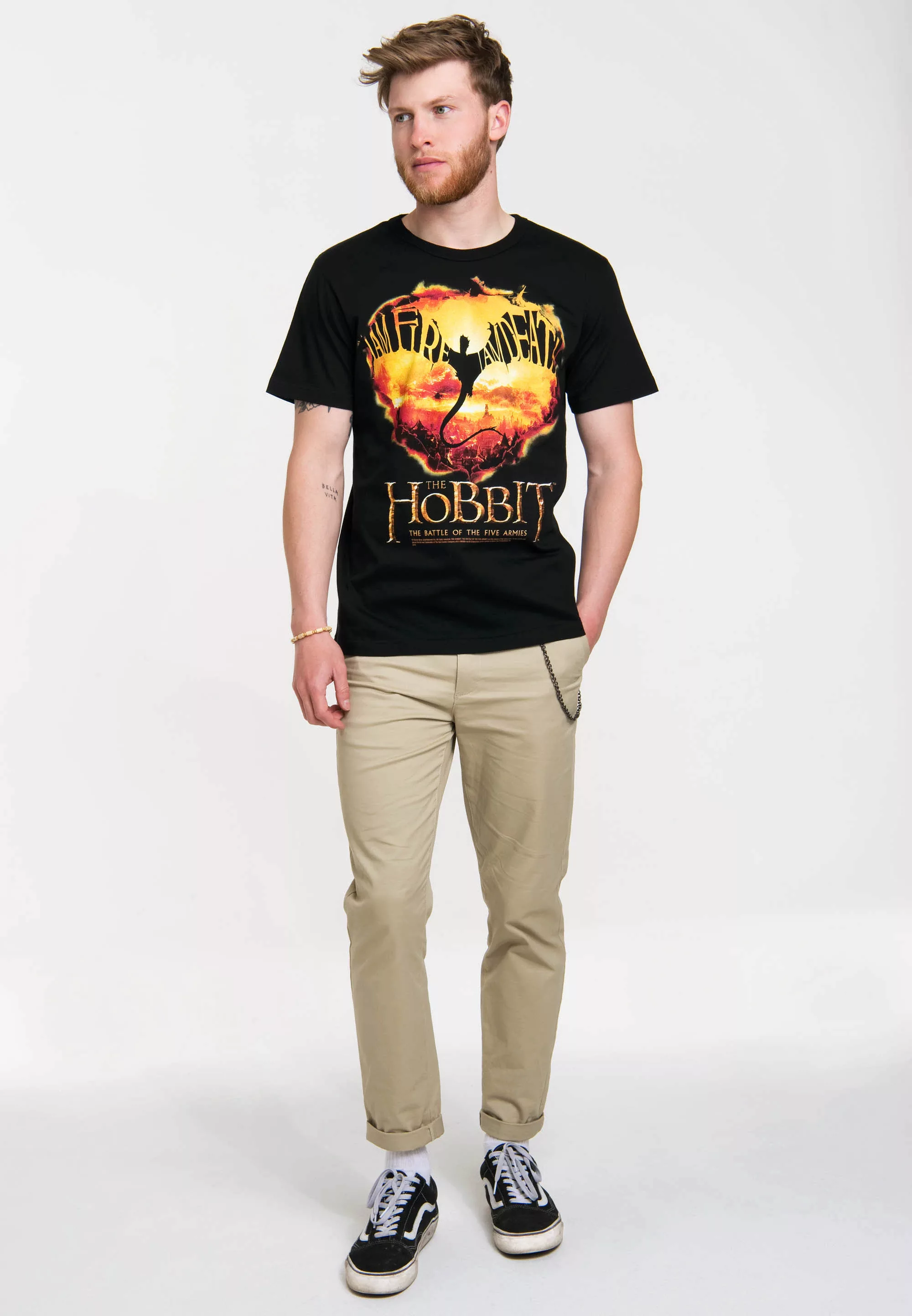 LOGOSHIRT T-Shirt "I Am Fire, I Am Death - Hobbit", mit coolem Print günstig online kaufen