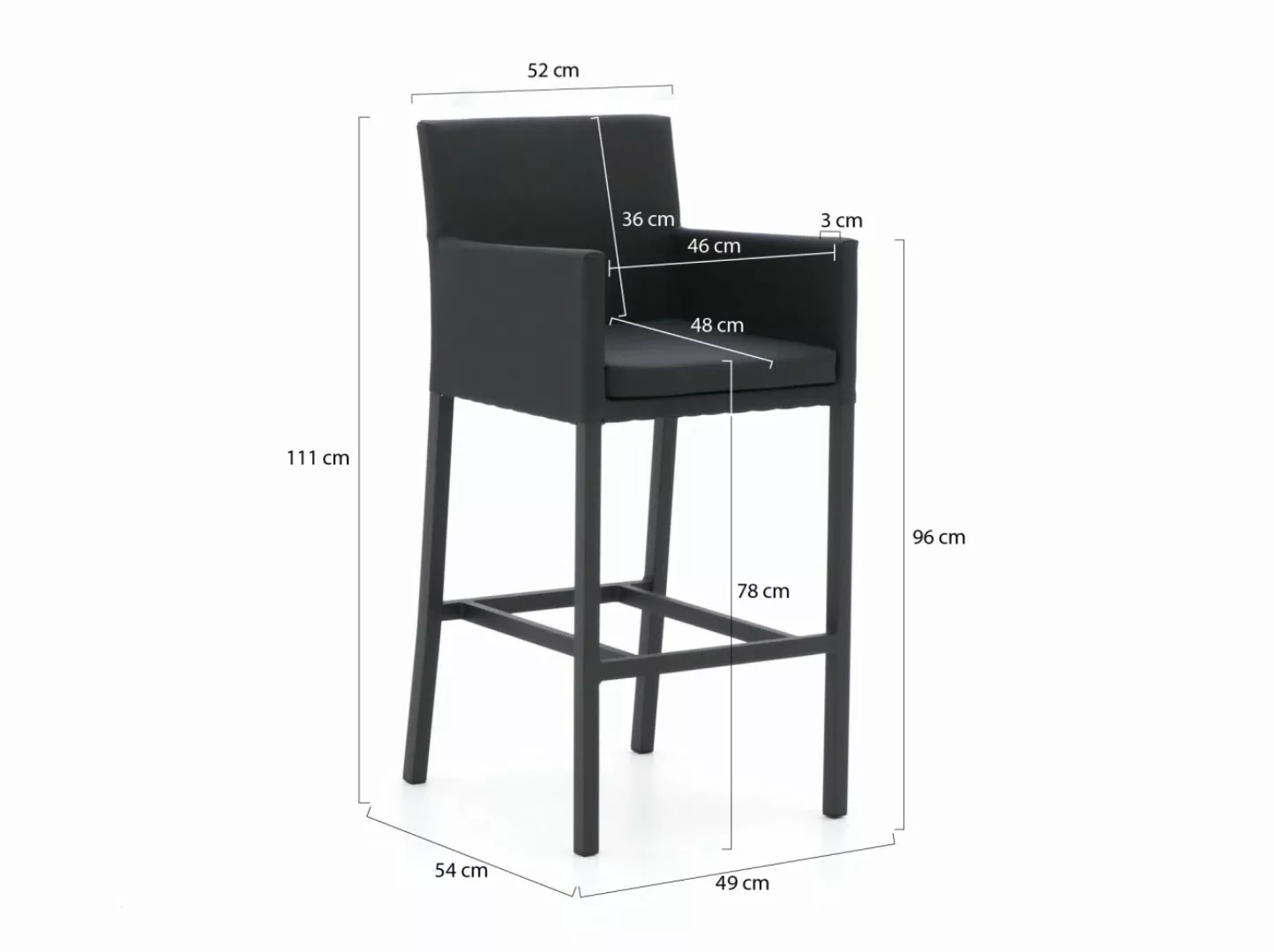 Manifesto Sulzano/ROUGH-X 180 cm Gartenbar-Set 5-teilig günstig online kaufen