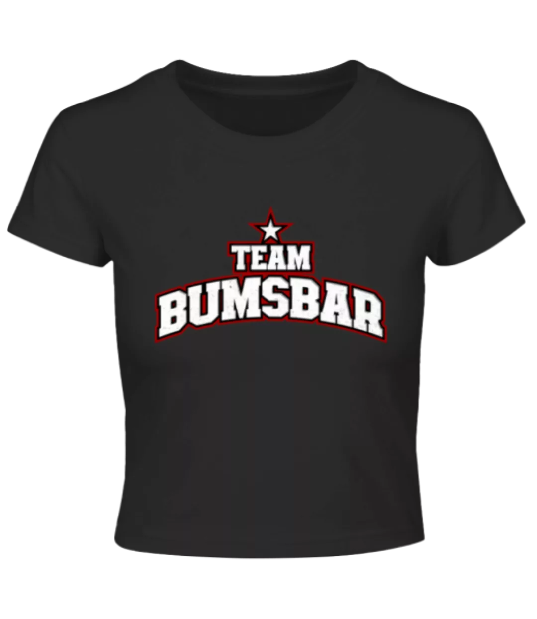Team Bumsbar · Crop T-Shirt günstig online kaufen