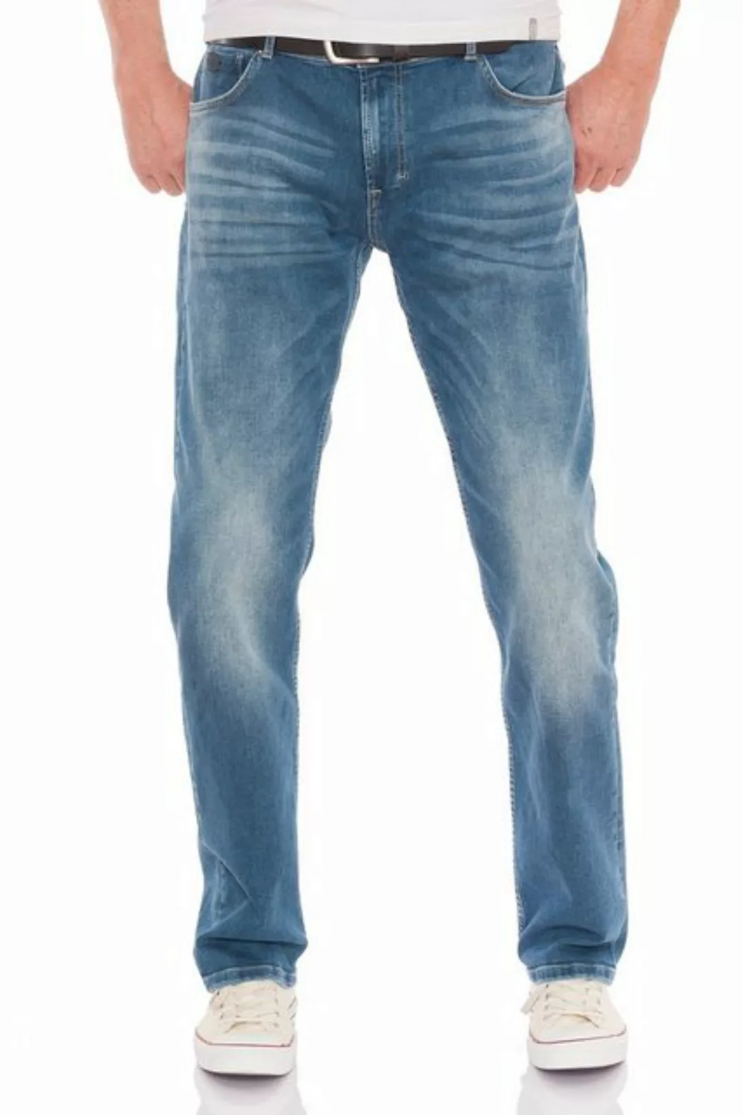 Miracle of Denim Straight-Jeans M.O.D Thomas Comfort Agreement Blue günstig online kaufen