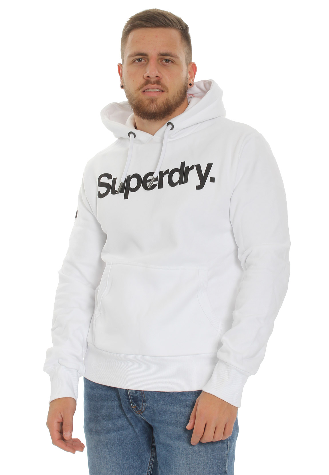 Superdry Core Logo Kapuzenpullover 2XL Ice Marl günstig online kaufen