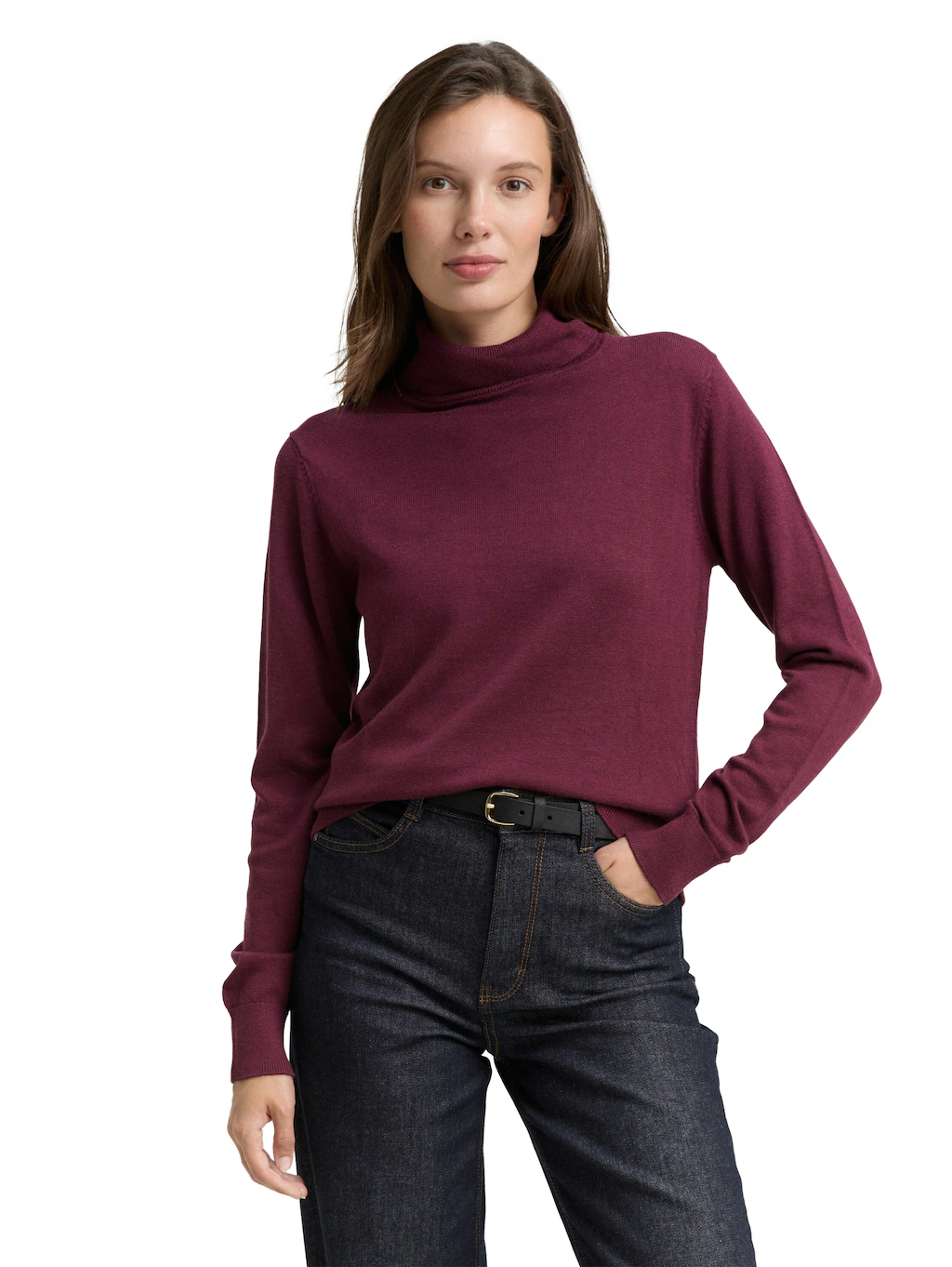 TOM TAILOR Rollkragenpullover, mit Rippbündchen günstig online kaufen