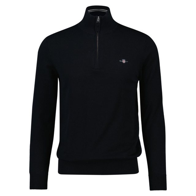 Gant Sweatshirt Herren Pullover mit Zip-Kragen - CLASSIC COTTON günstig online kaufen