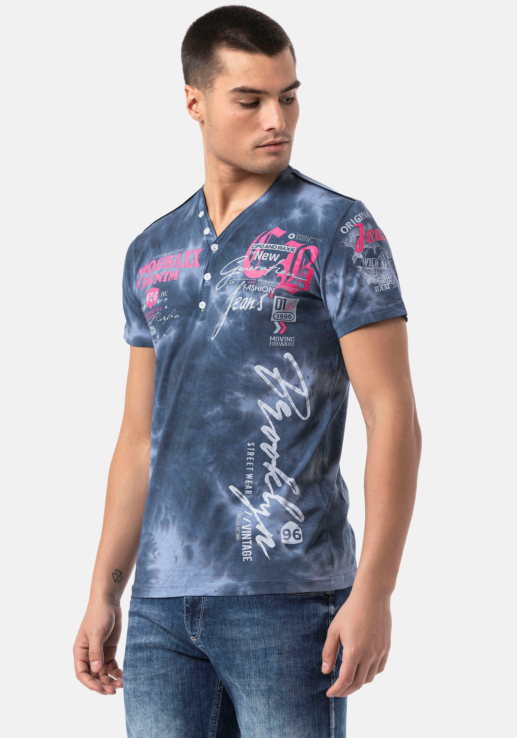 Cipo & Baxx Kurzarmshirt günstig online kaufen