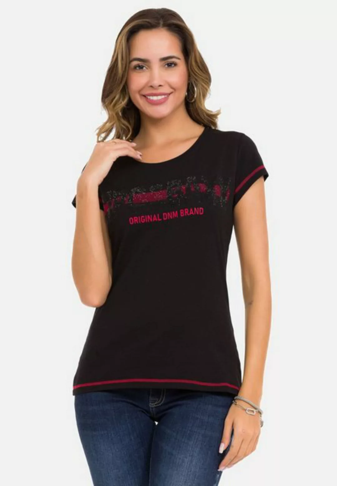 Cipo & Baxx T-Shirt, in modernem Look günstig online kaufen