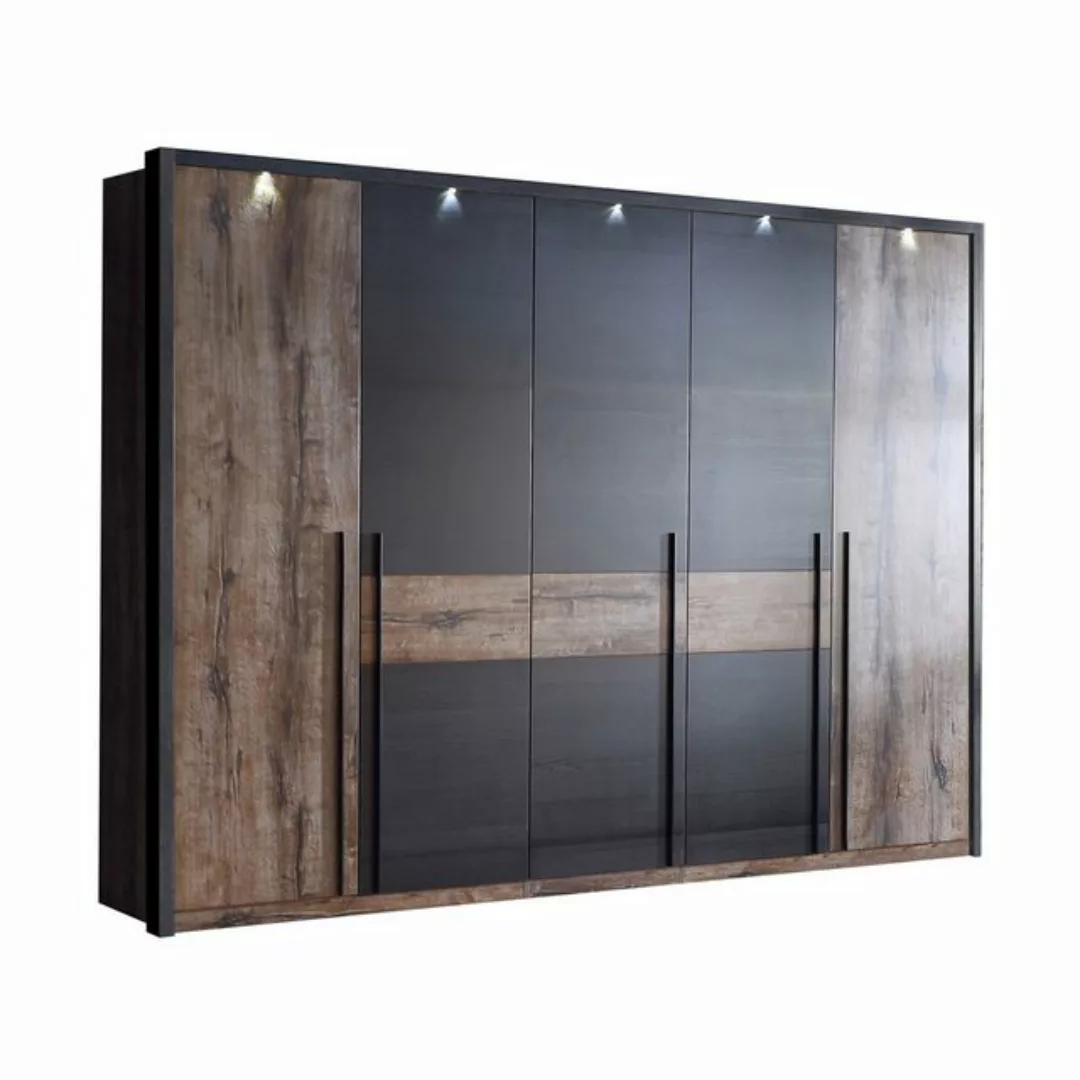 expendio Kleiderschrank Bellino 6 Schlammeiche / Schwarzeiche 216x220x63 cm günstig online kaufen