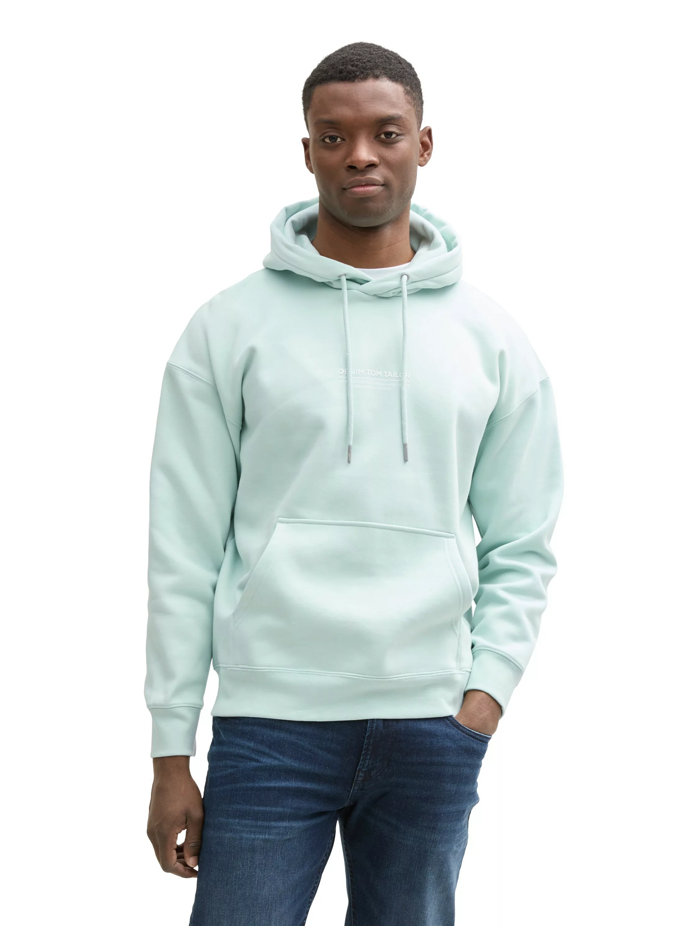 TOM TAILOR Denim Hoodie, mit Logo Print günstig online kaufen