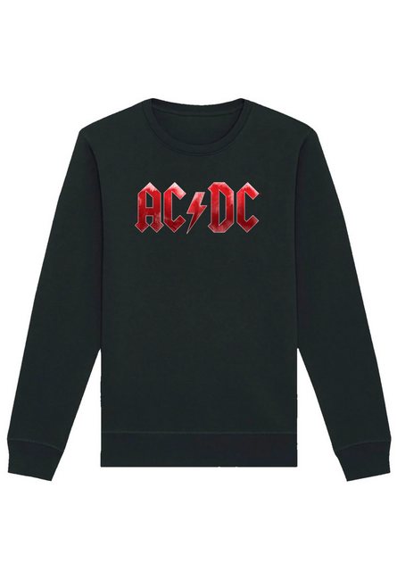 F4NT4STIC Sweatshirt AC/DC Rock Musik Band Red Ice Logo Premium Qualität günstig online kaufen