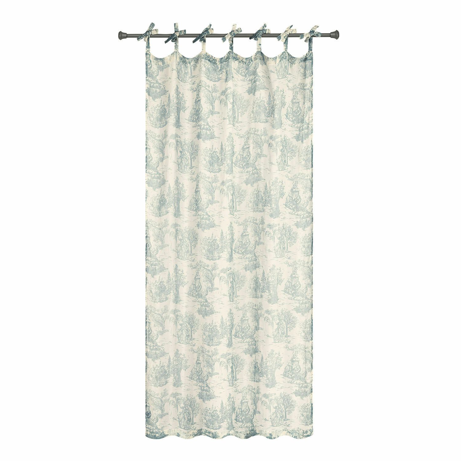 Mirabeau Vorhang Gardine Dedwen hellblau/creme günstig online kaufen
