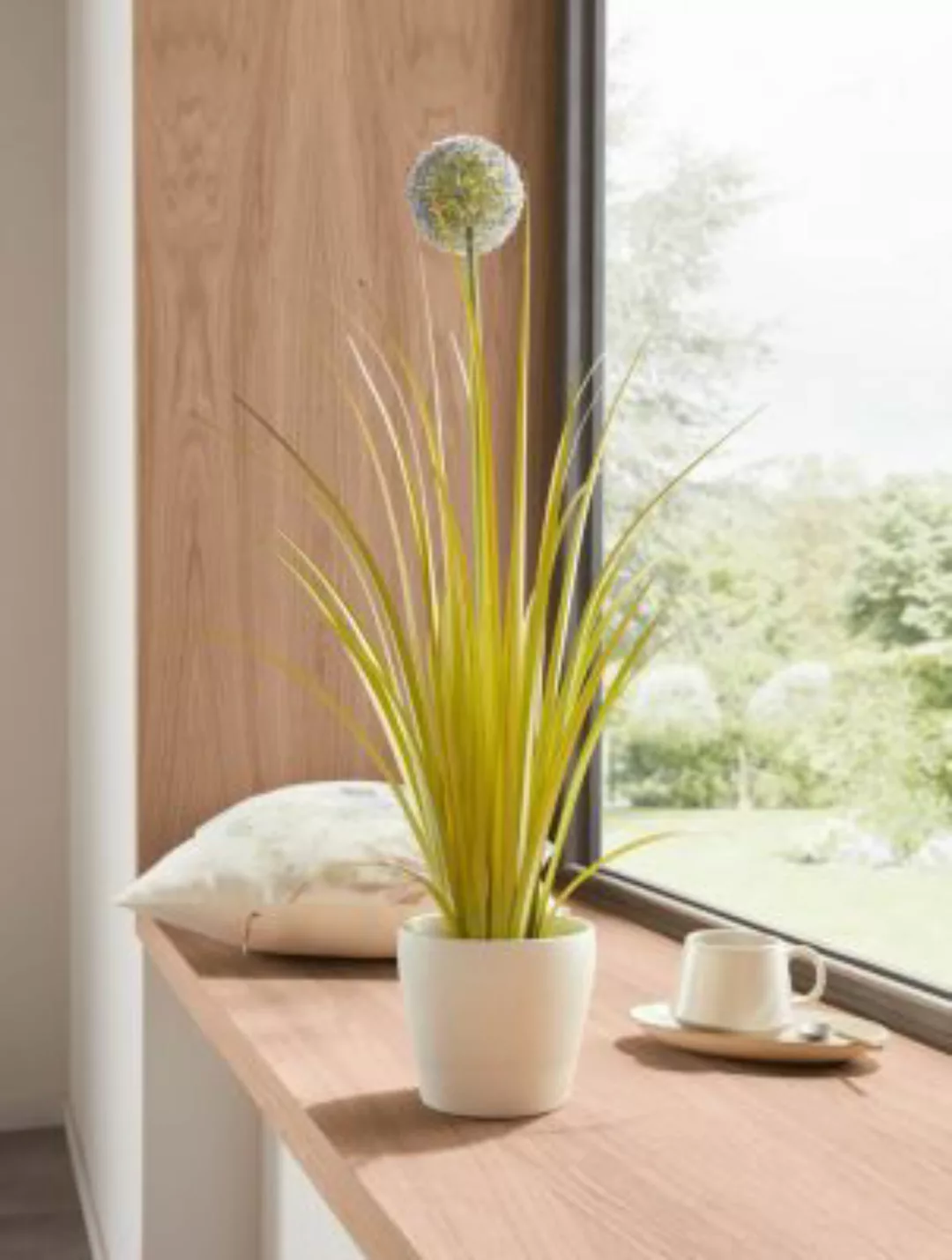 HOME Living Pflanze Zierlauch Kunstpflanzen grün günstig online kaufen
