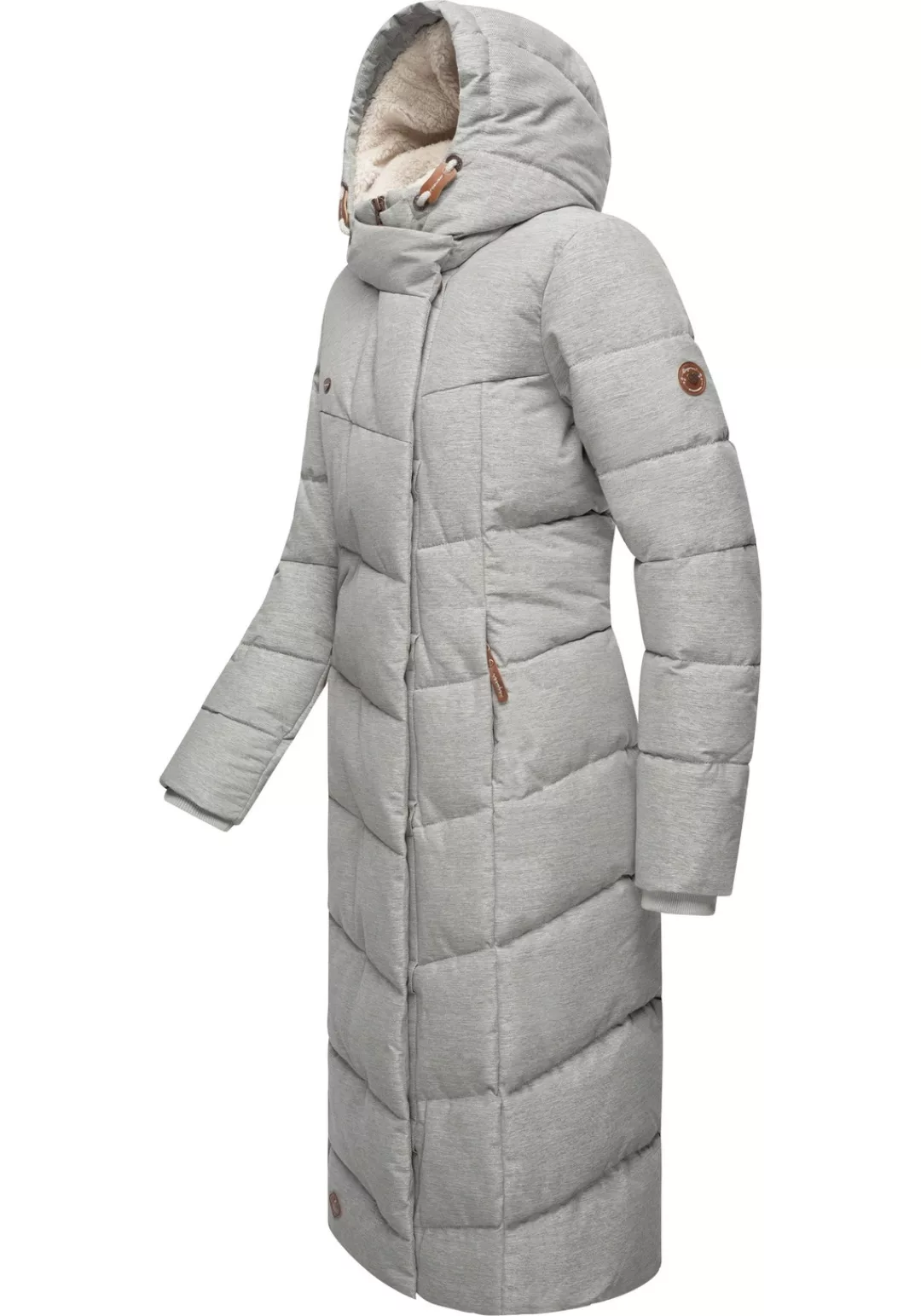 Ragwear Wintermantel "Pavla Long", extralanger Winterparka mit Teddyfutter günstig online kaufen