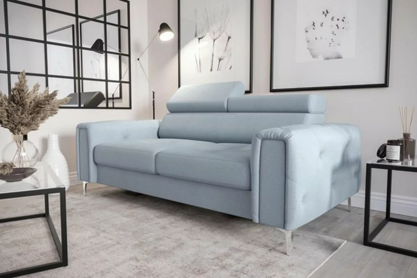 JVmoebel Sofa Designer 2-Sitzer Sofa Couchen Luxus Polster Möbel Sofa Couch günstig online kaufen