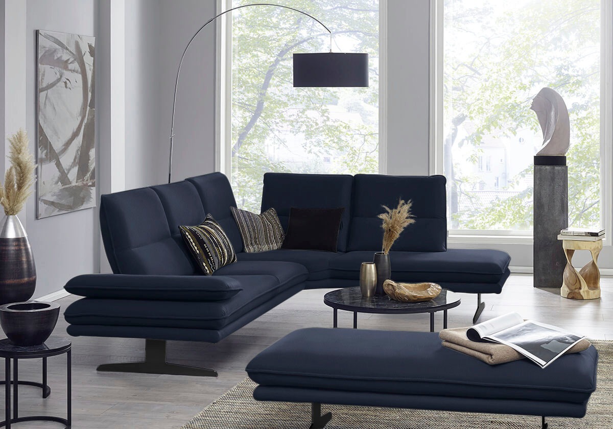 W.SCHILLIG Ecksofa "broadway, Designsofa, toller Sitzkomfort, zeitlos, eleg günstig online kaufen