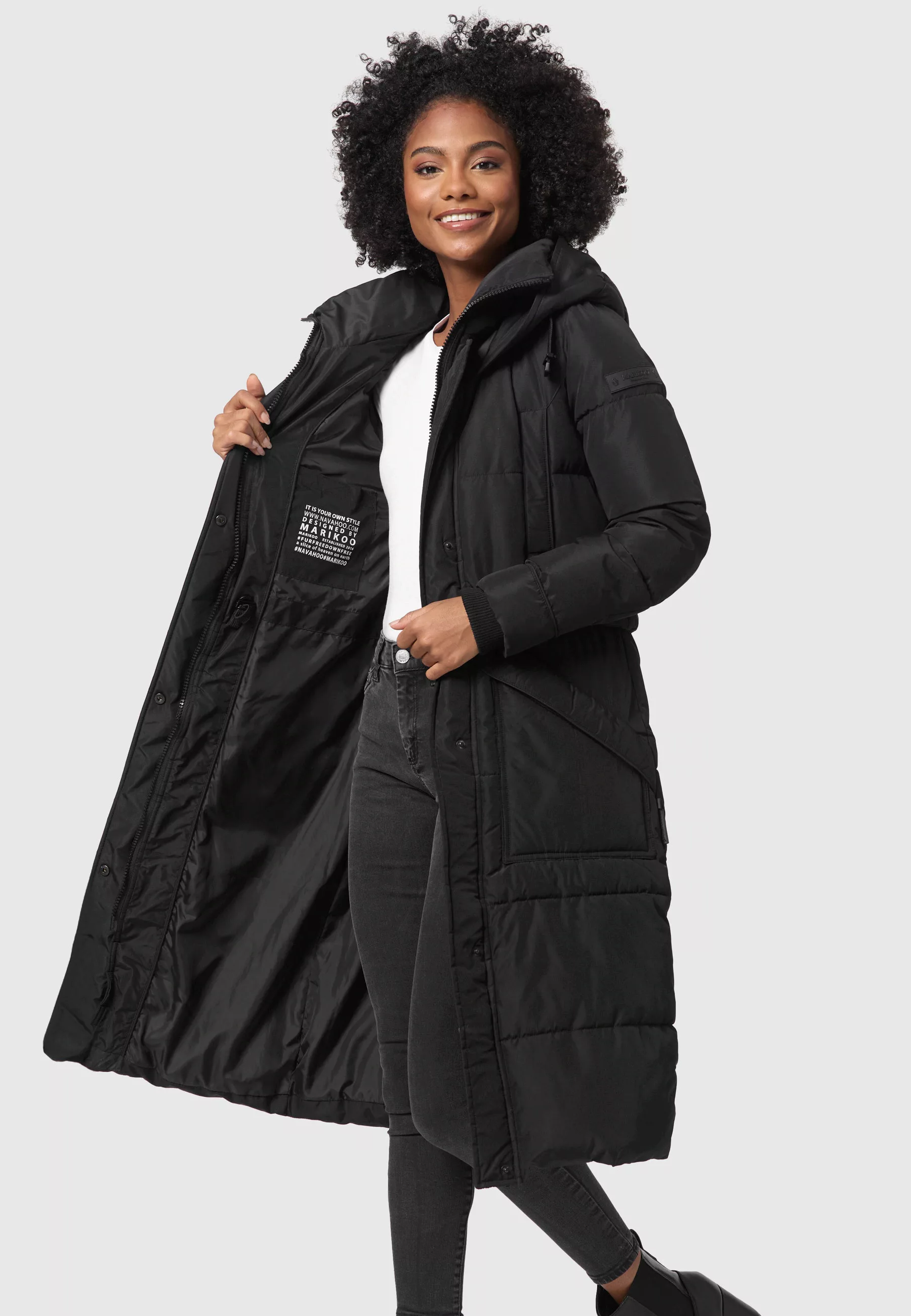 Marikoo Winterjacke "Ayumii", mit hohem Stehkragen günstig online kaufen