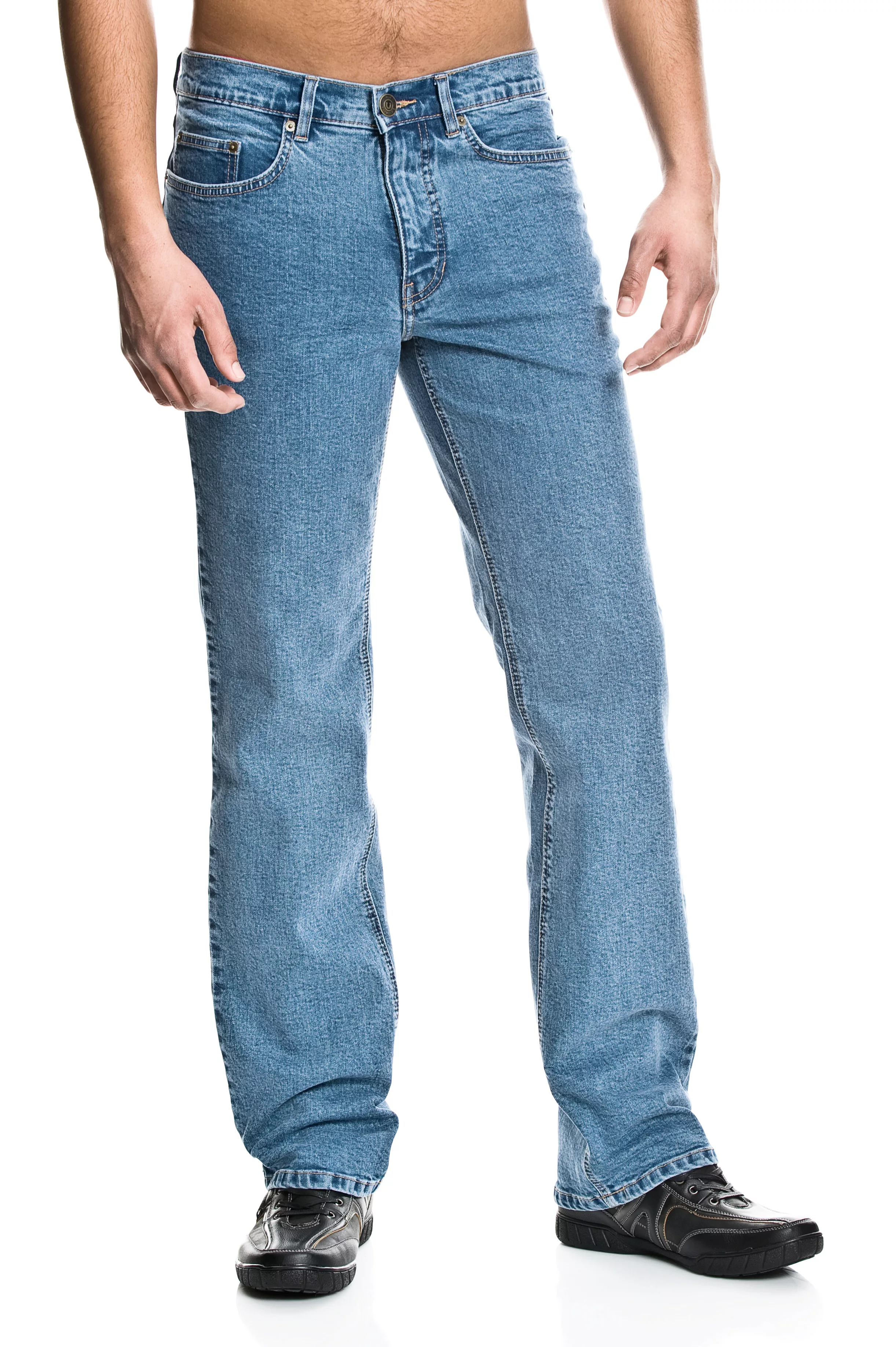 Paddock`s Herren Jeans Ranger - Slim Fit - Blau - Blue Black günstig online kaufen