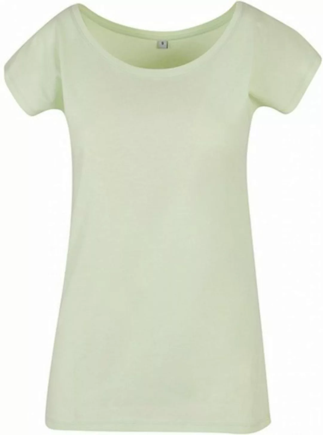 Build Your Brand Rundhalsshirt Ladies´ Wide Neck Tee Rundhalsausschnitt günstig online kaufen