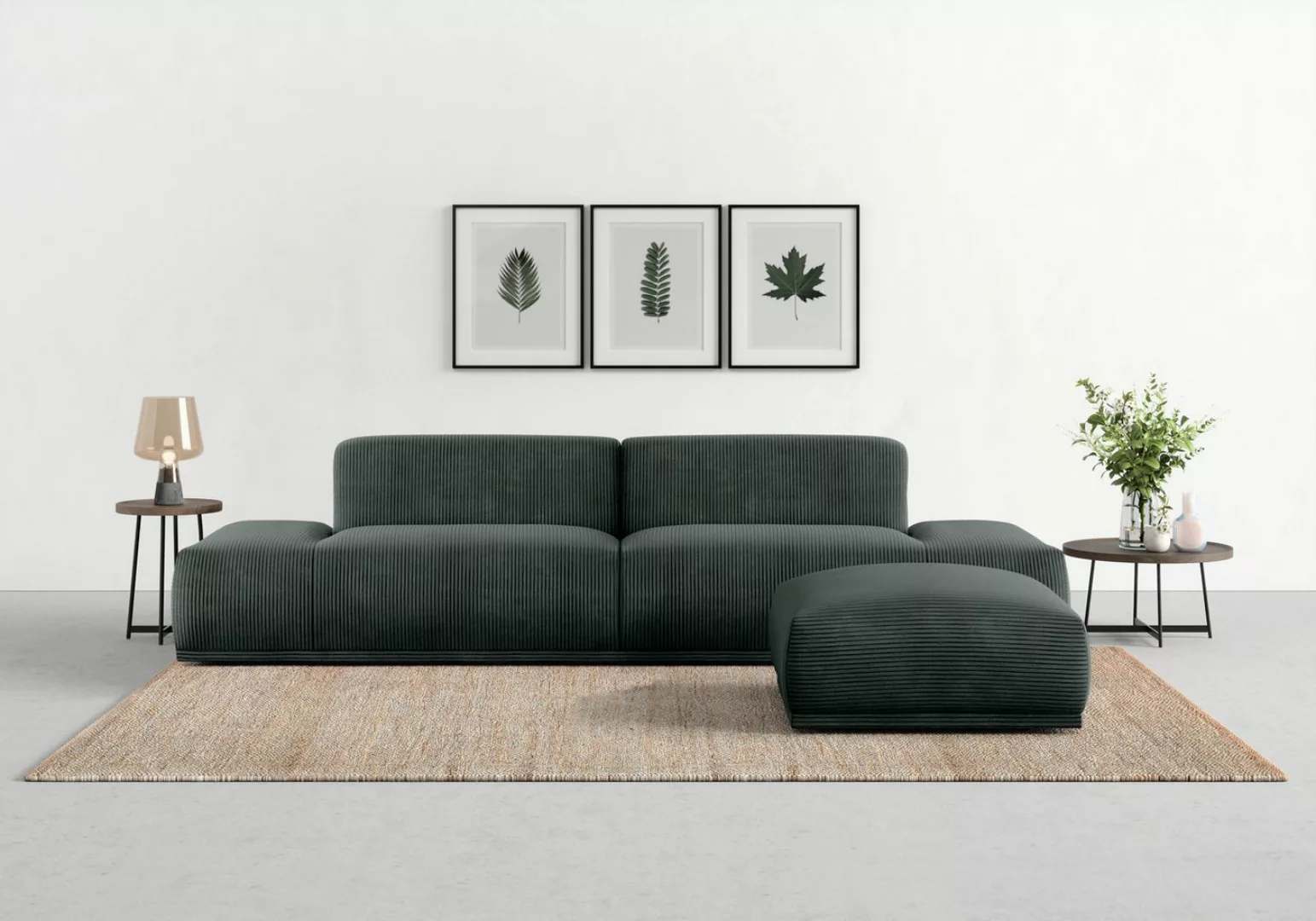 TRENDMANUFAKTUR Big-Sofa "Braga, toller Sitzkomfort, Designsofa", in modern günstig online kaufen