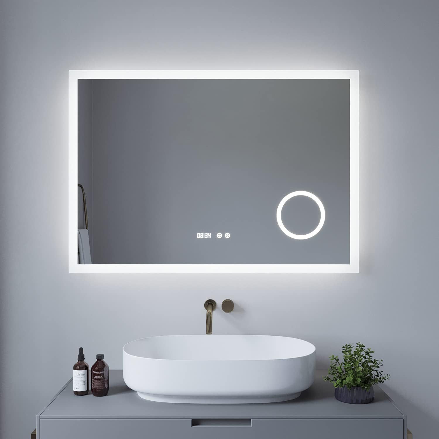 AQUABATOS Badspiegel LED Bad Spiegel mit günstig online kaufen