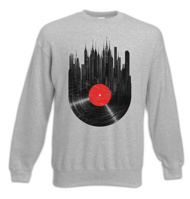 Urban Backwoods Sweatshirt Recordl City Sweatshirt Schallplatte Club Disco günstig online kaufen