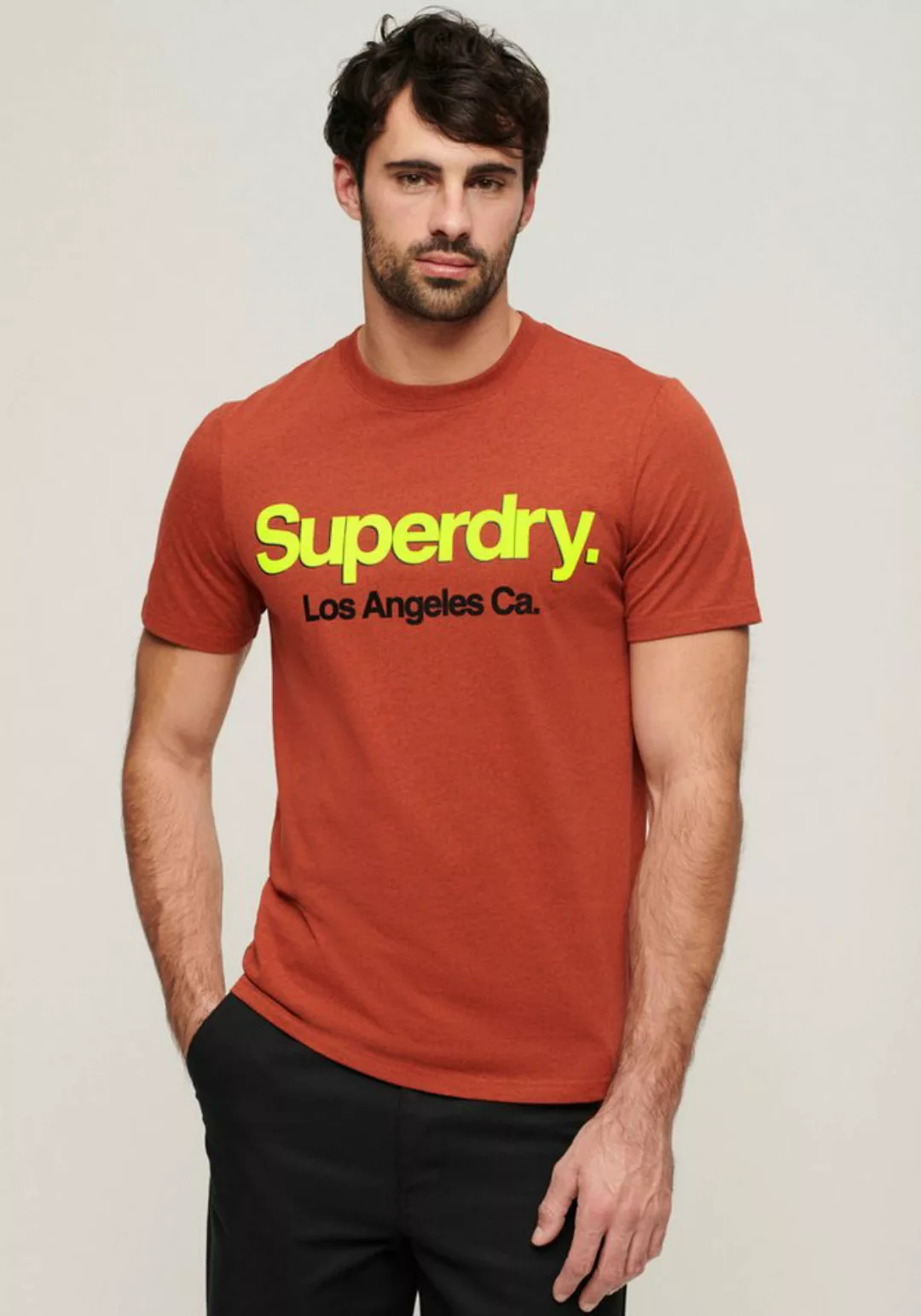 Superdry Print-Shirt SD-CORE LOGO CLASSIC WASHED TEE günstig online kaufen