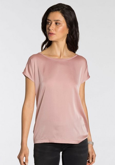 Laura Scott Shirtbluse, aus Satin und Jersey günstig online kaufen