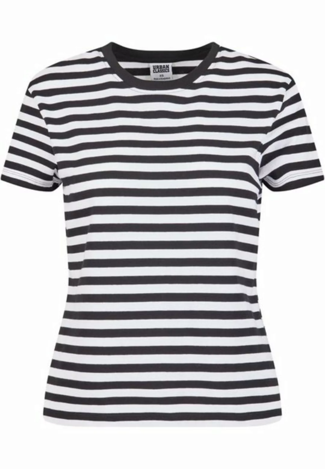 URBAN CLASSICS T-Shirt Urban Classics Damen Ladies Regular Striped Tee (1-t günstig online kaufen