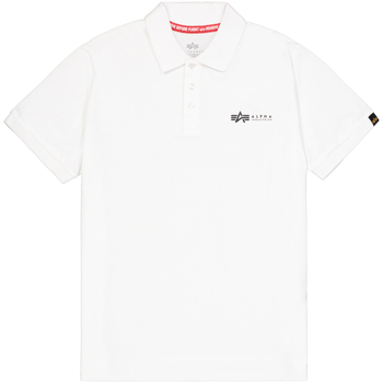 Alpha Industries  T-Shirts & Poloshirts Basic Polo SL - white günstig online kaufen