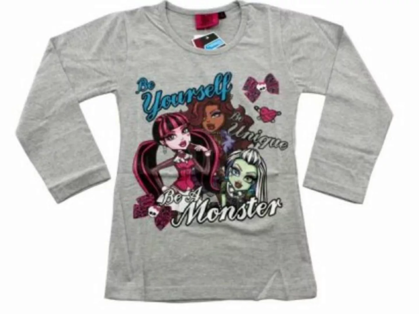 Monster High Langarmshirt "Be Yourself, Be Unique, Be Monster günstig online kaufen