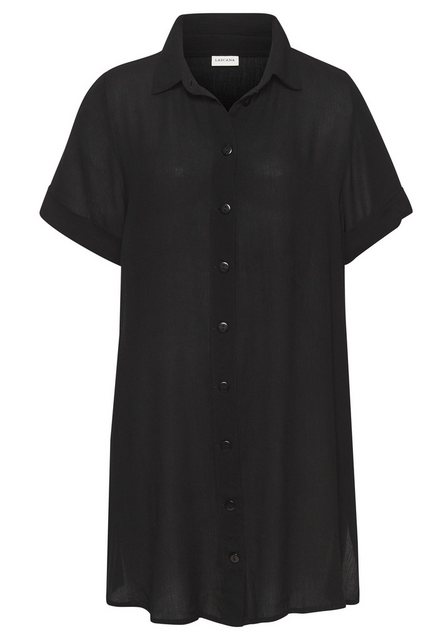 LASCANA Longbluse, mit Knopfleiste, Kurzarmbluse, Blusenkleid, sommerlich günstig online kaufen