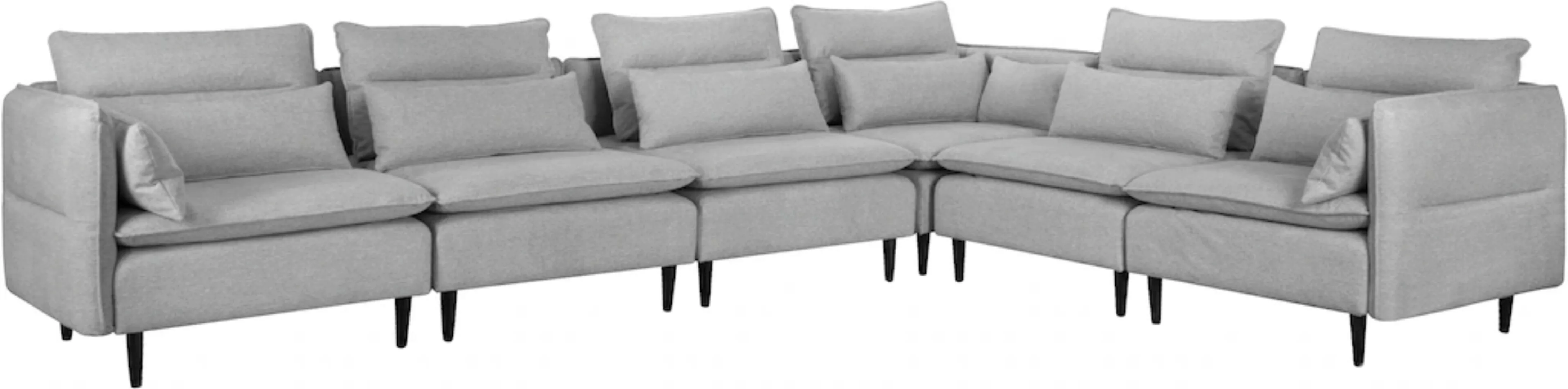 andas Ecksofa »ALVIK L-Form«, zusammengesetzt aus Modulen, erweiterbar mit günstig online kaufen