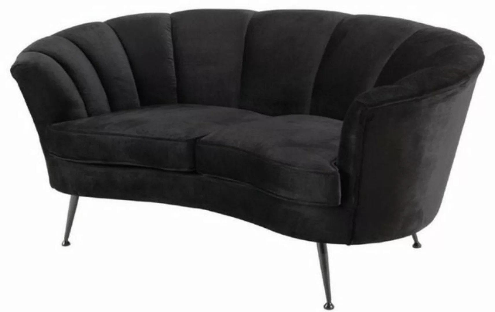 Casa Padrino Sofa Designer Sofa Schwarz / Dunkelbronze 164 x 74 x H. 73 cm günstig online kaufen