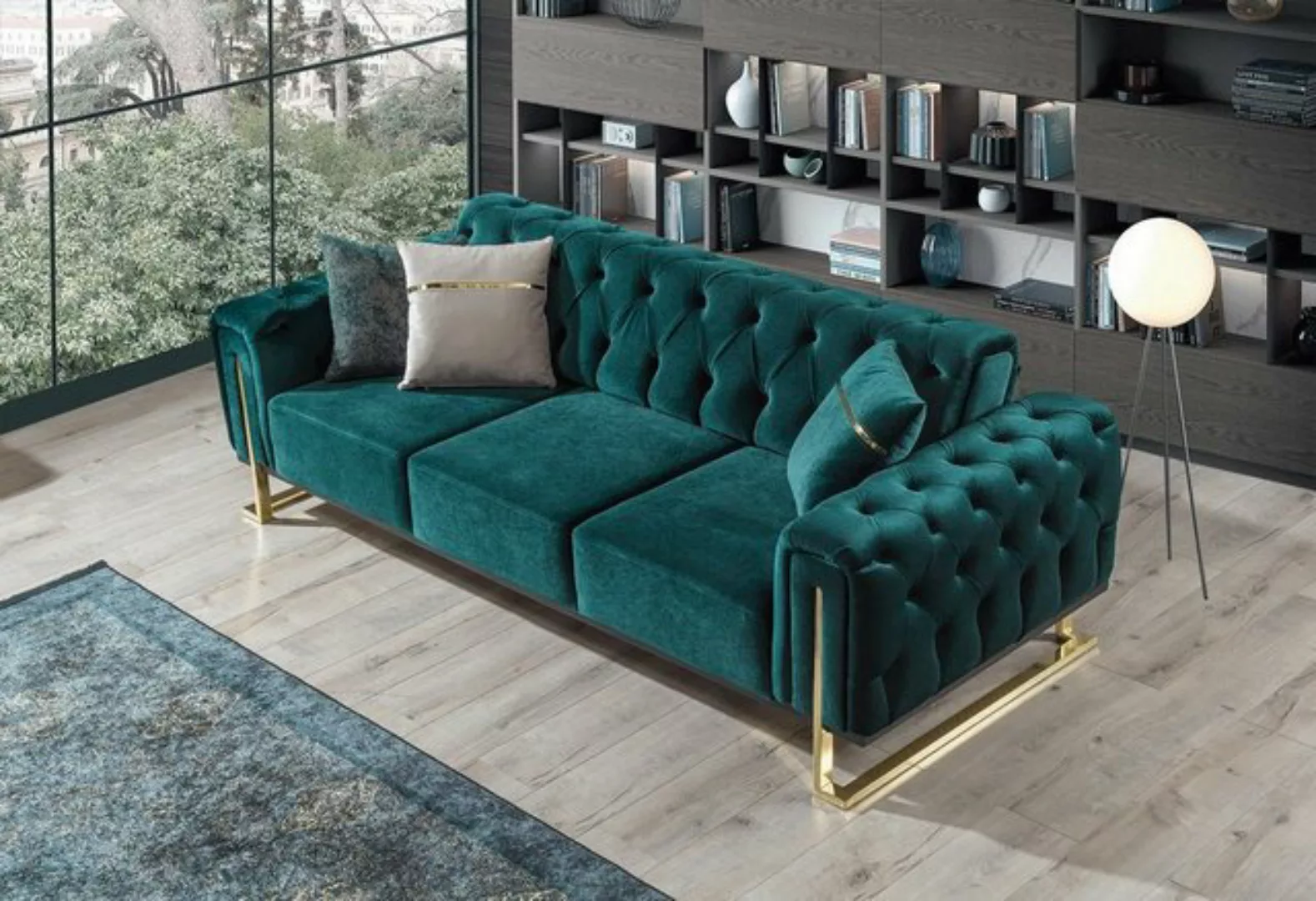 Villa Möbel Sofa Nova, 1 Stk. 3-Sitzer, Quality Made in Turkey, Mikrofaser günstig online kaufen
