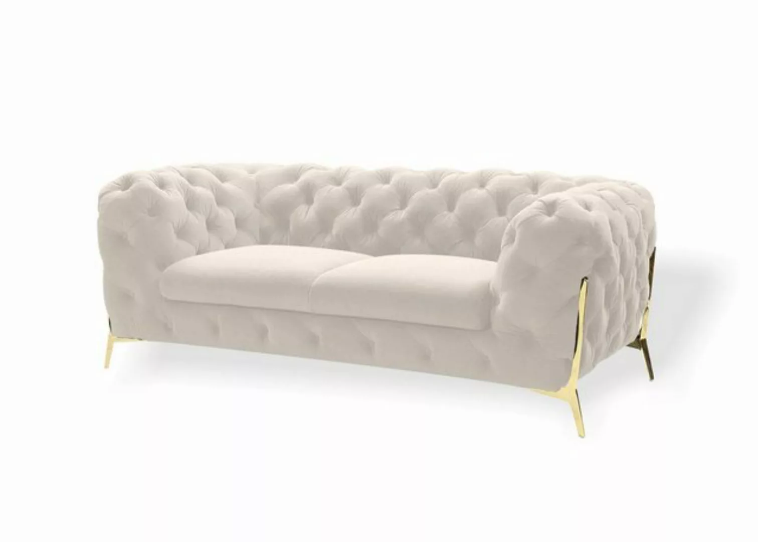 JVmoebel 2-Sitzer Sofa 2 Sitzer Klassische Chesterfield Sofas Couchen Polst günstig online kaufen