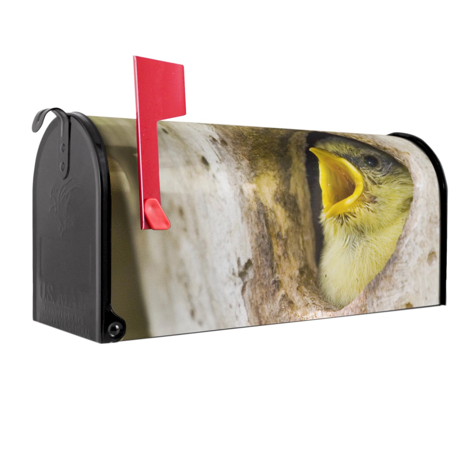 Banjado Amerikanischer Briefkasten Schwarz 48x22x16cm US Mailbox Letterbox günstig online kaufen