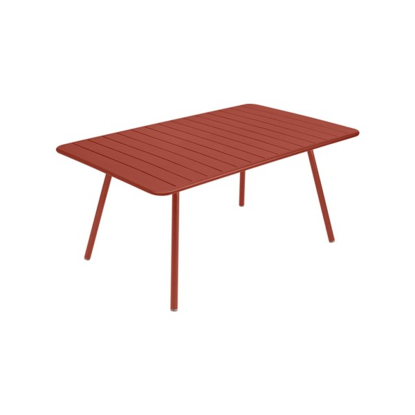Luxembourg Outdoor-Tisch 165x100 cm Ockerrot günstig online kaufen