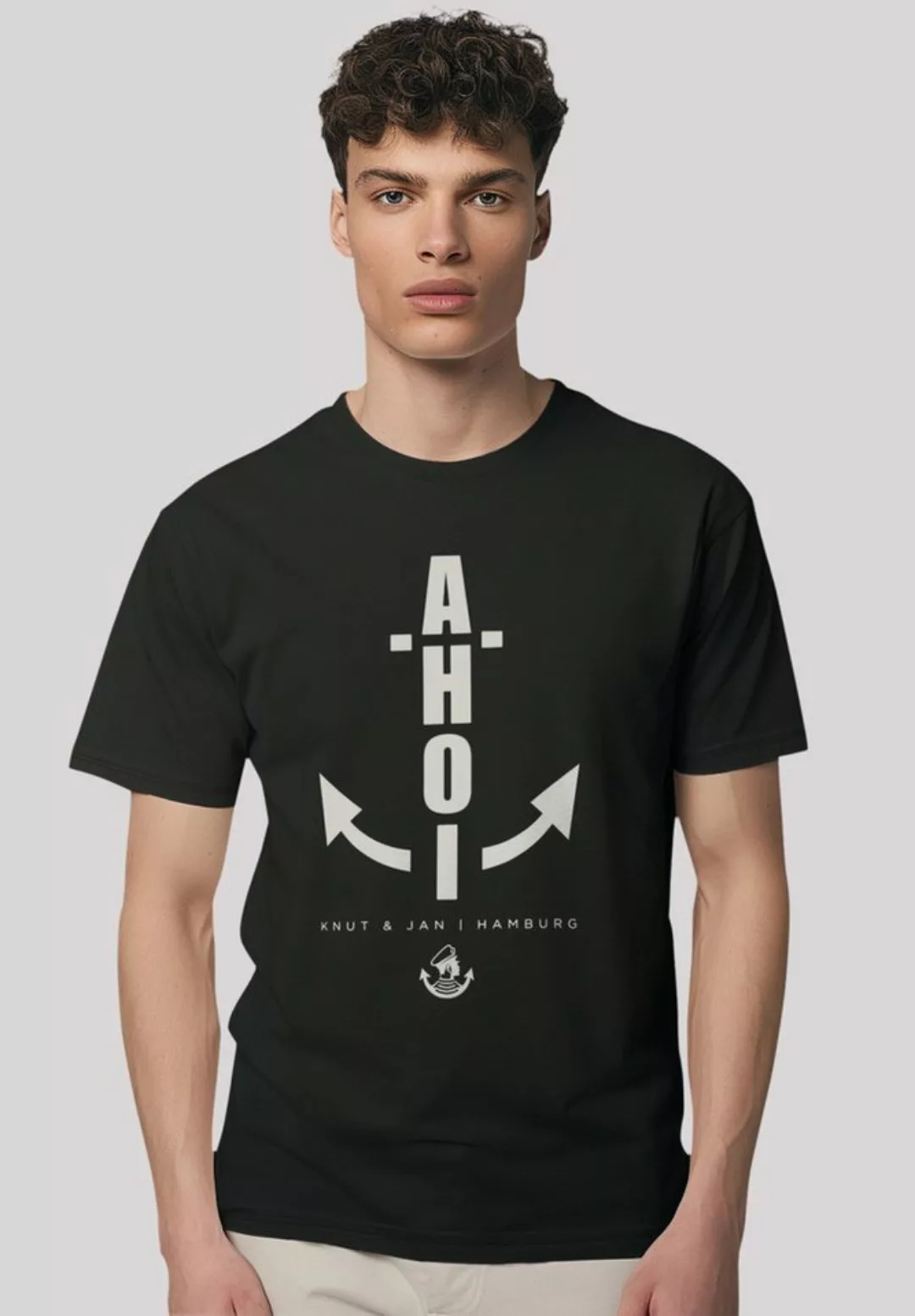 F4NT4STIC T-Shirt "Ahoi Anker Knut & Jan Hamburg", Premium Qualität günstig online kaufen