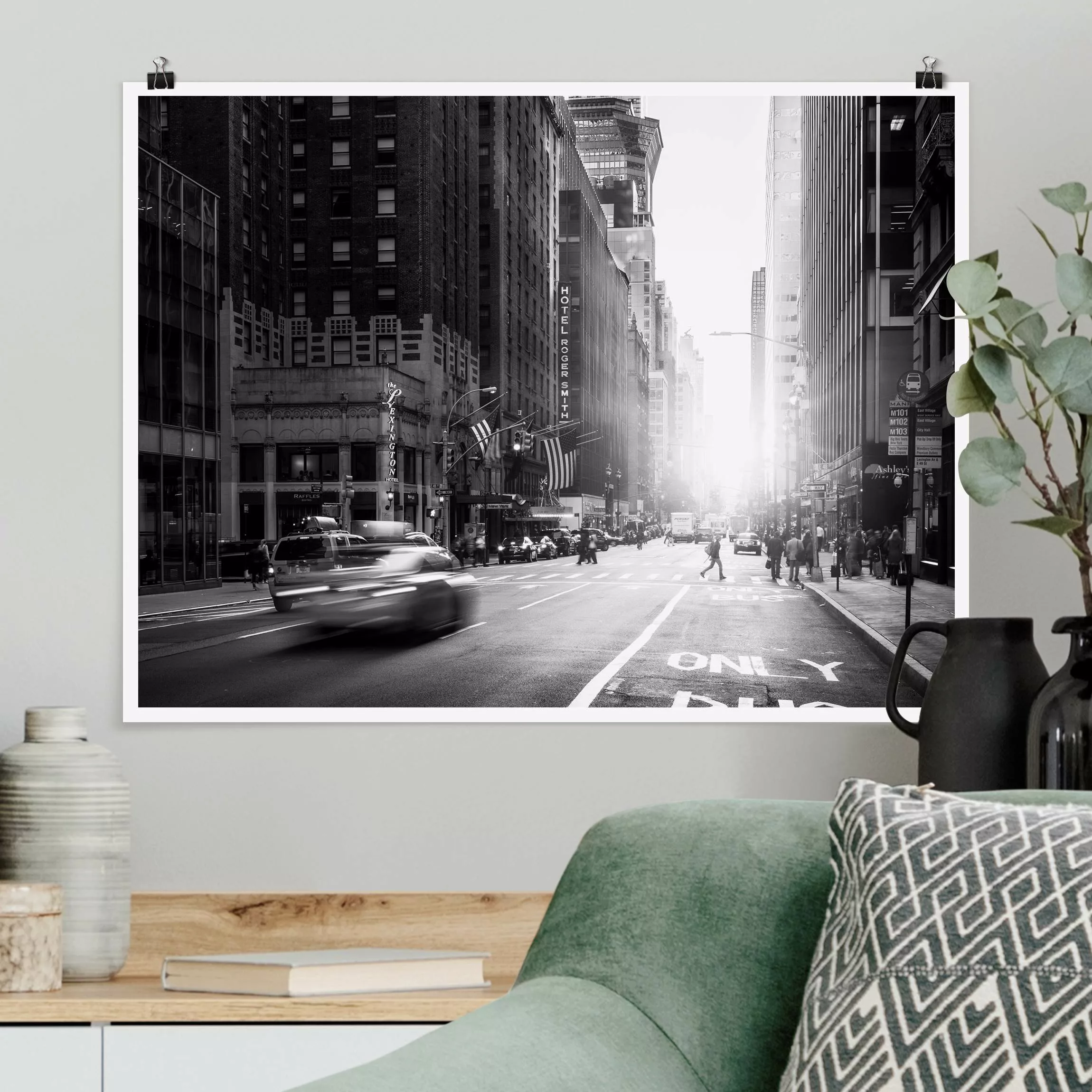 Poster Lebhaftes New York günstig online kaufen