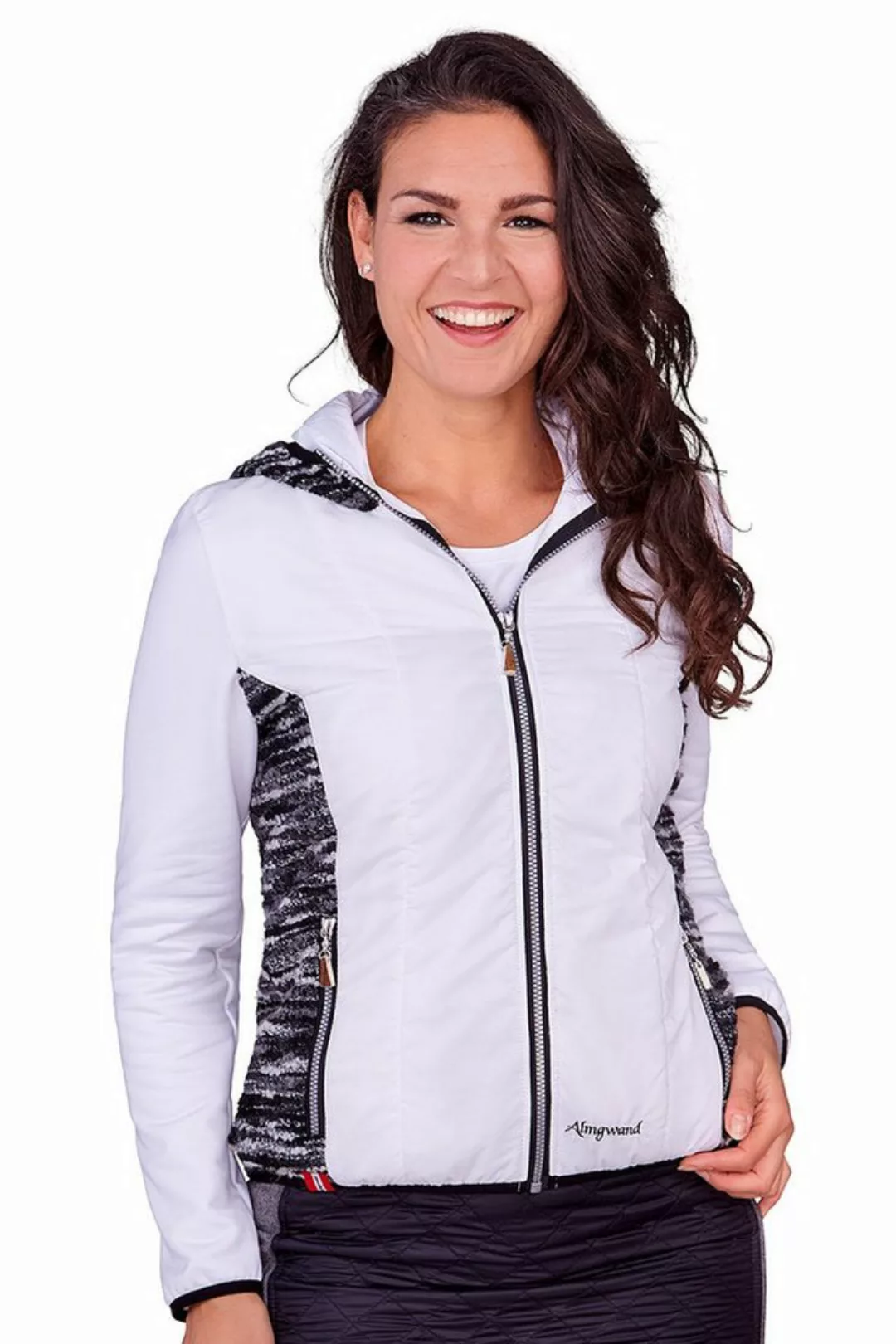 Almgwand Outdoorjacke Outdoorjacke Damen - EISKARSPITZE - weiß/schwarz günstig online kaufen