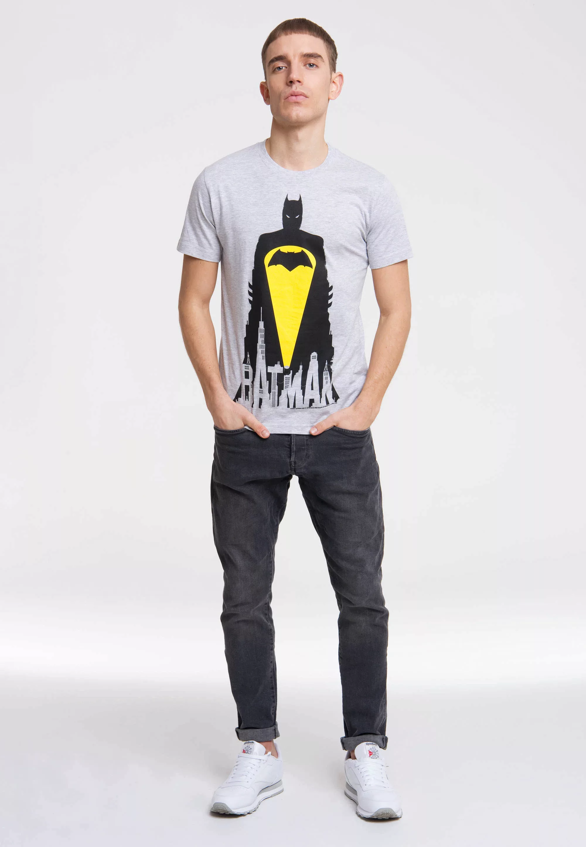 LOGOSHIRT T-Shirt "DC - Batman - Skyline", mit Batman-Motiv günstig online kaufen