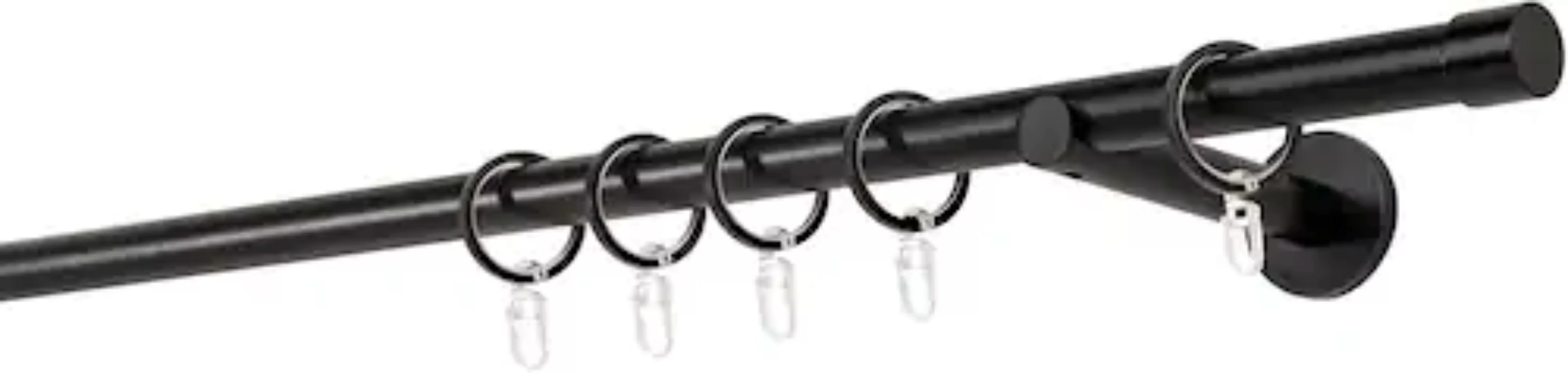 mydeco Gardinenstange »20mm Cap Wandträger 12 cm«, 1 läufig-läufig, Fixmaß günstig online kaufen