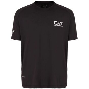 Emporio Armani EA7  T-Shirts & Poloshirts 8NPT22 PJEMZ-1200 BLACK günstig online kaufen